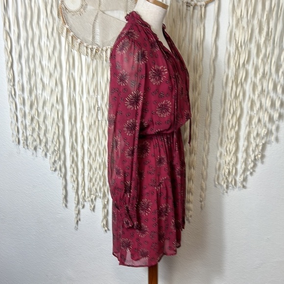 BA&SH Gizel Georgette Mini Dress Size XS/4 - Picture 3 of 14